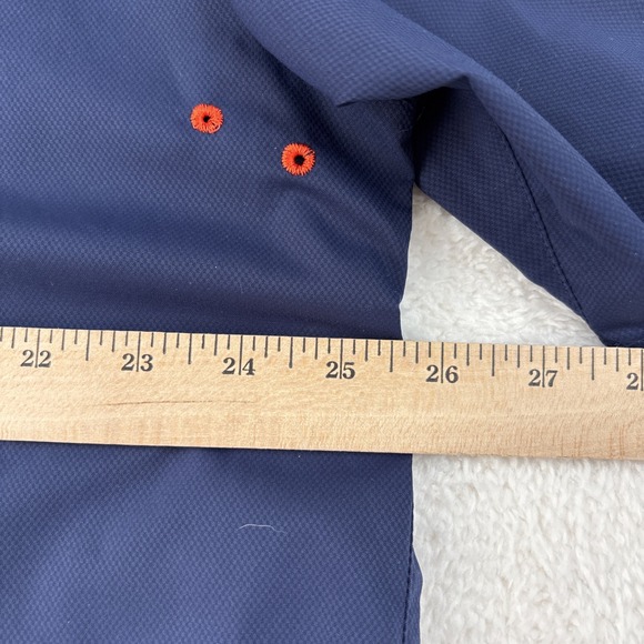 AUBURN TIGERS x UNDER ARMOUR Mens Performance Short Sleeve Button Shirt XL Blue - Picture 13 of 14